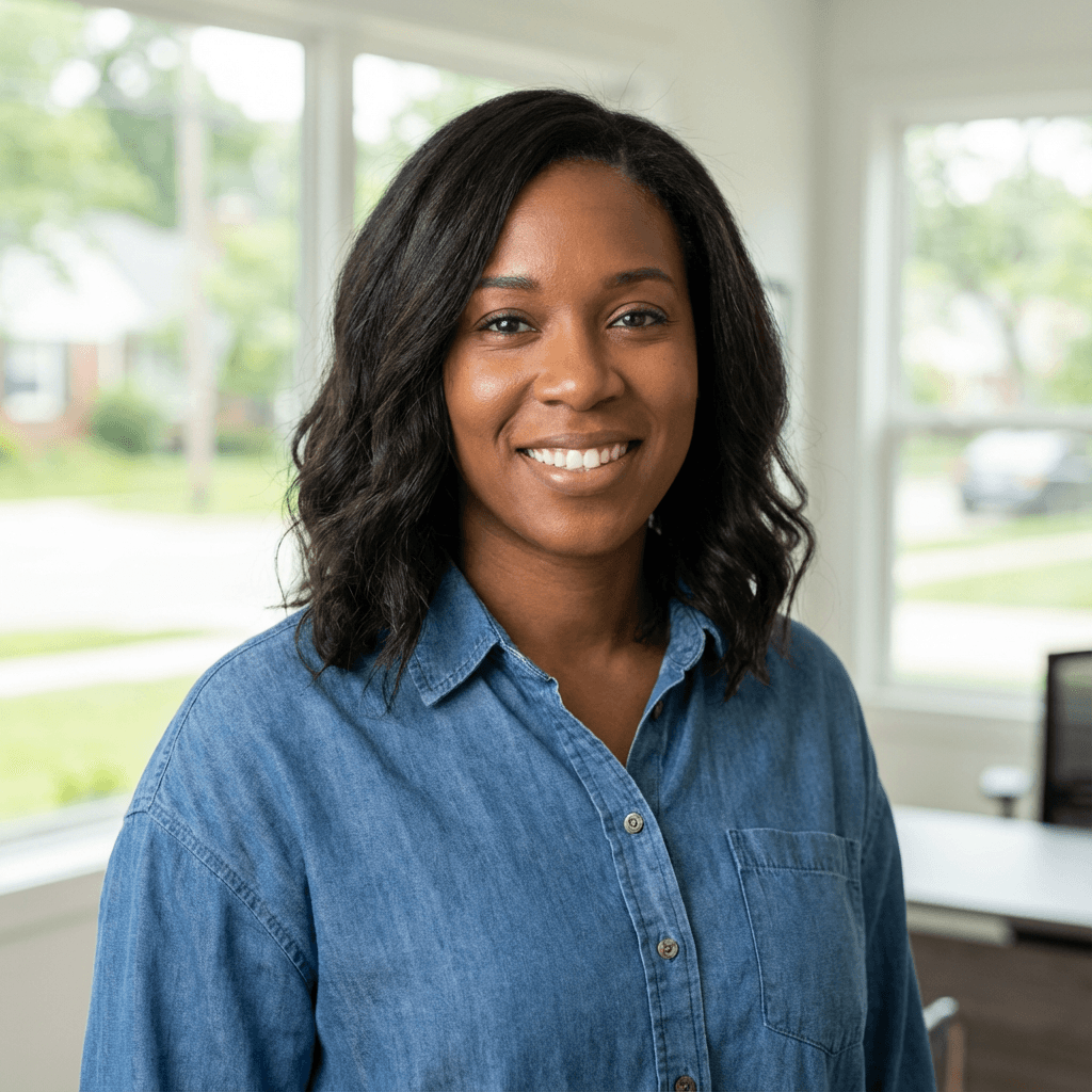 Female client portrait