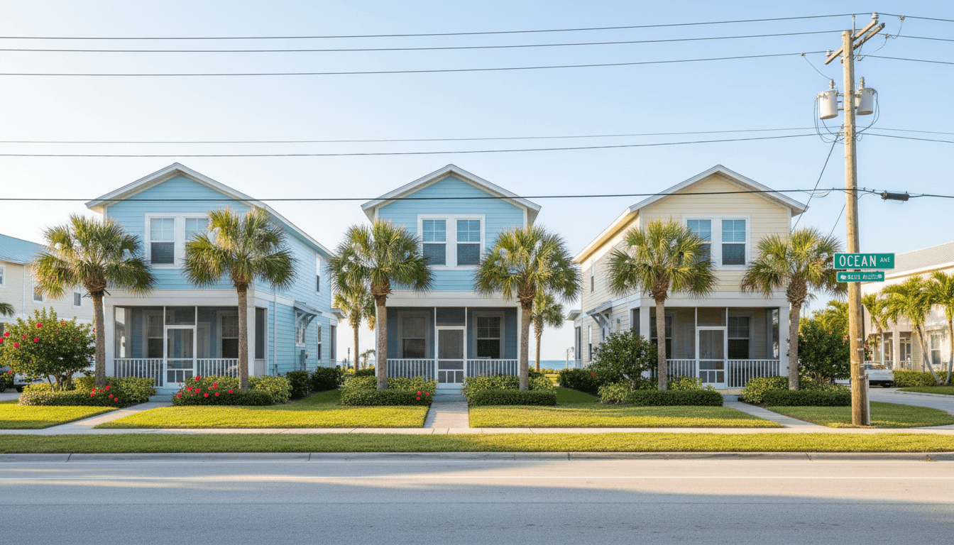 Street view of the 5-unit building from across the road