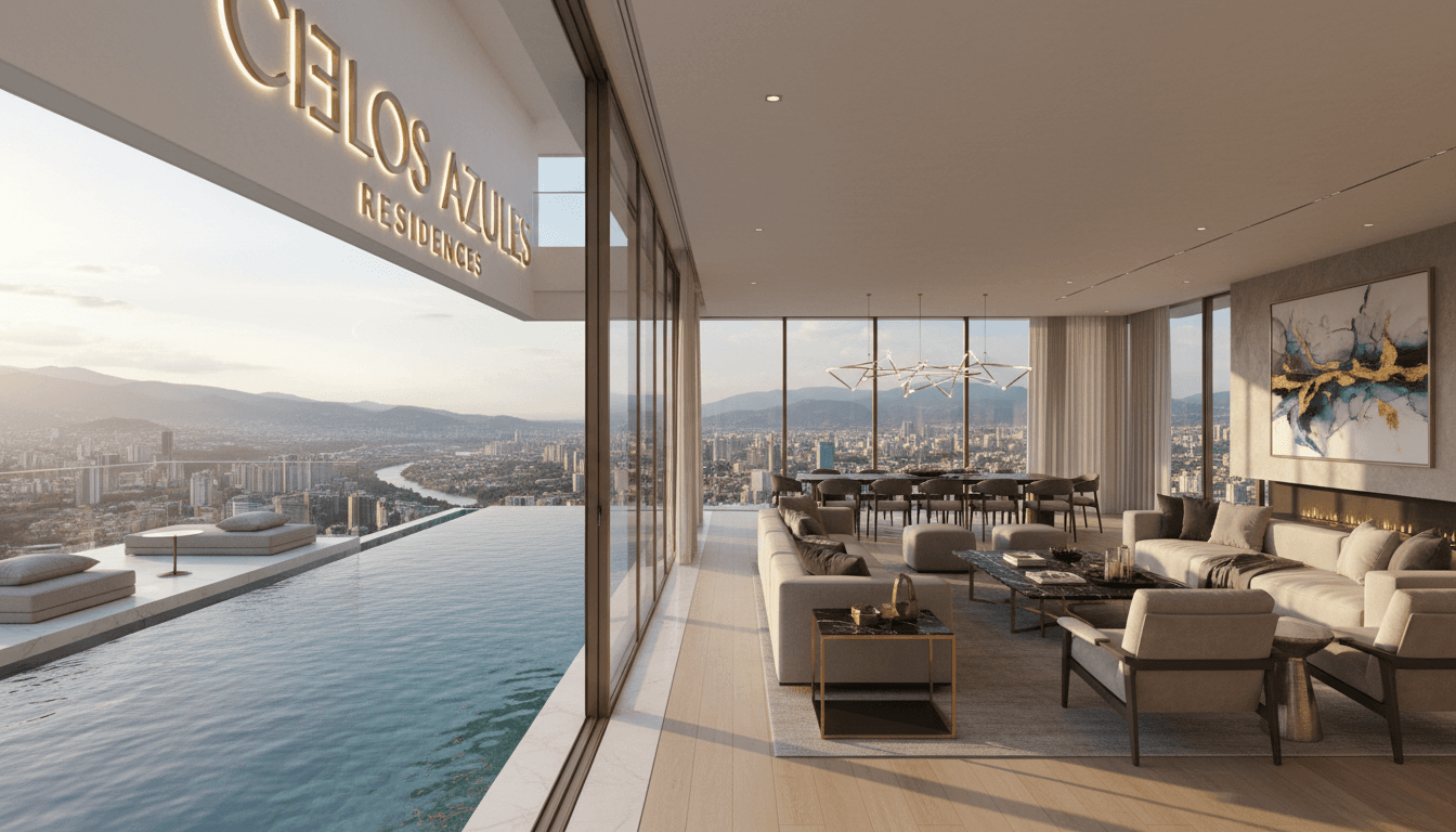 Luxury high-rise condo with stunning city view in Medellín